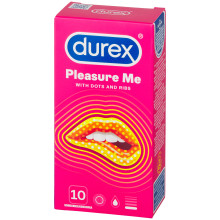 Durex Pleasure Me Kondomer 10 stk Pack 90