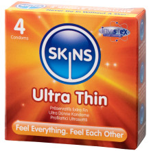 Skins Ultra Tynde Kondomer 4 stk  1