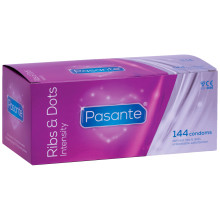 Pasante Intensity Ribs & Dots Kondomer 144 stk  1