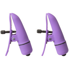 Nipplettes Nippelklammern mit Vibrator Violett  1