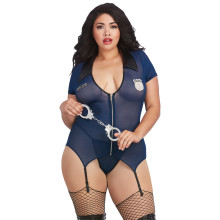 Dreamgirl Lieutenant Lusty Polizei-Kostüm Plus Size  1