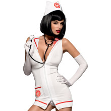 Obsessive Emergency Dress Krankenschwesterkostüm mit Stethoskop  1