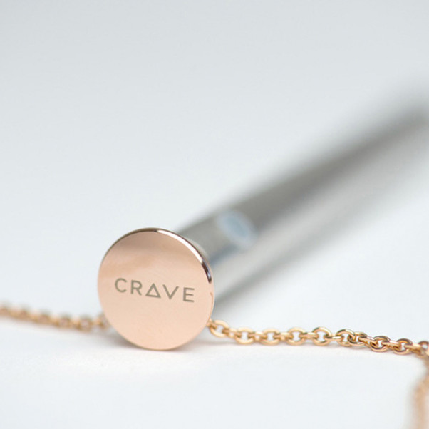Crave Vesper Necklace with Vibrator Rose Gold